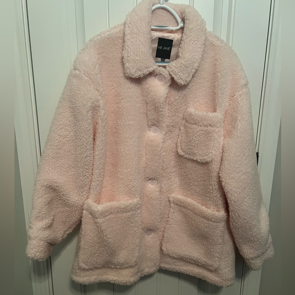 Me Jane Pink Teddy Jacket